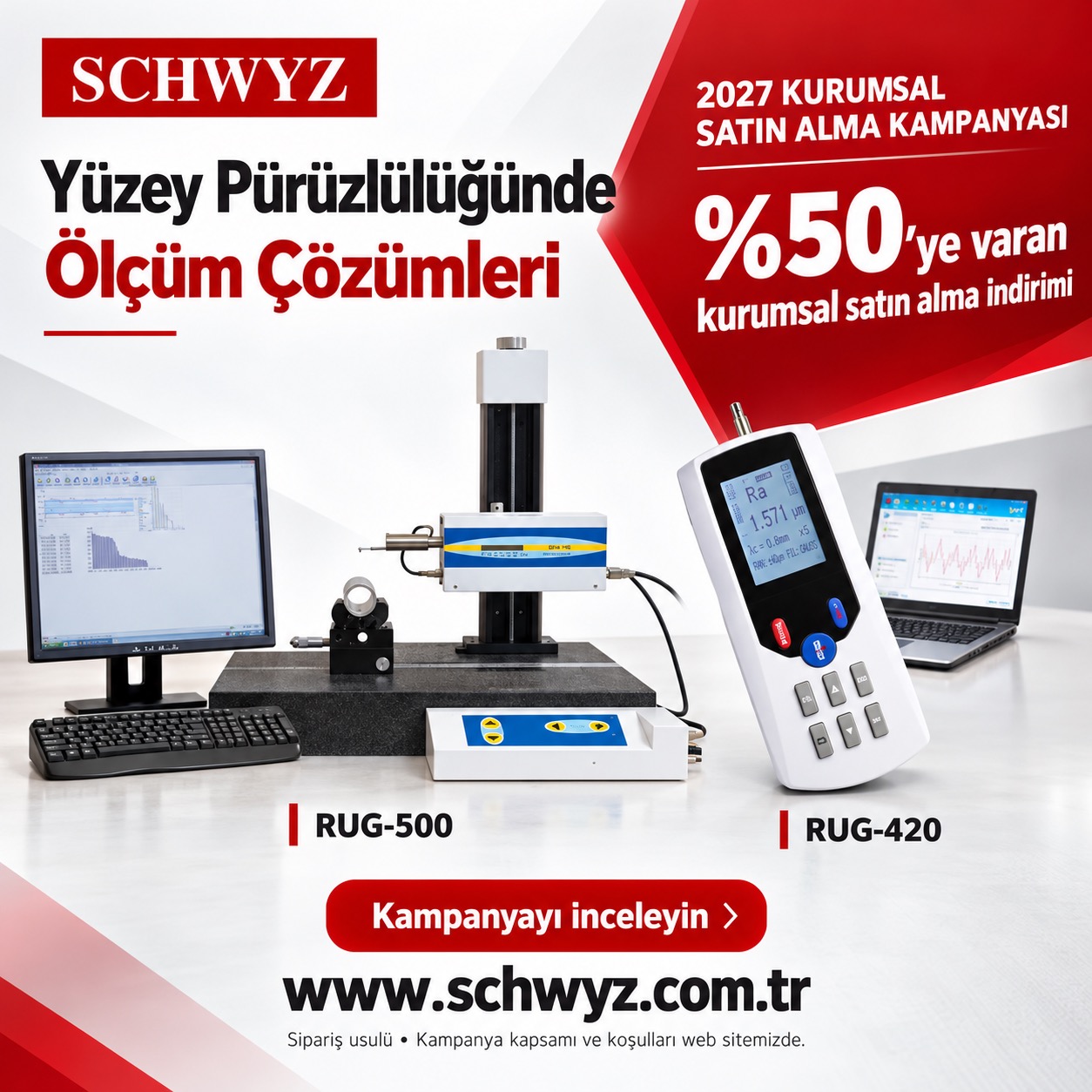 Yüzey pürüzlülüğü ölçümü