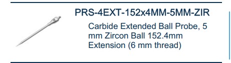 Extended ball probe