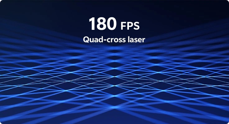 KSCAN-E 180 FPS quad-cross lazer teknolojisi